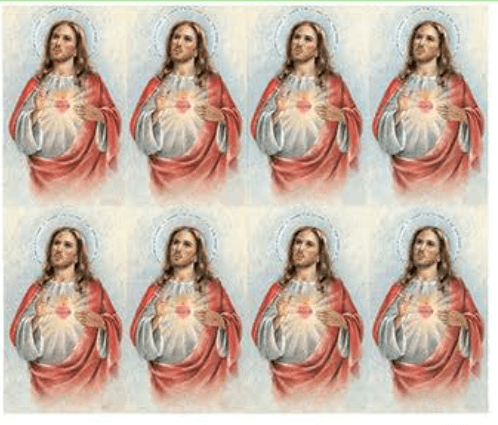 Heart Of Jesus Prayer Cards
